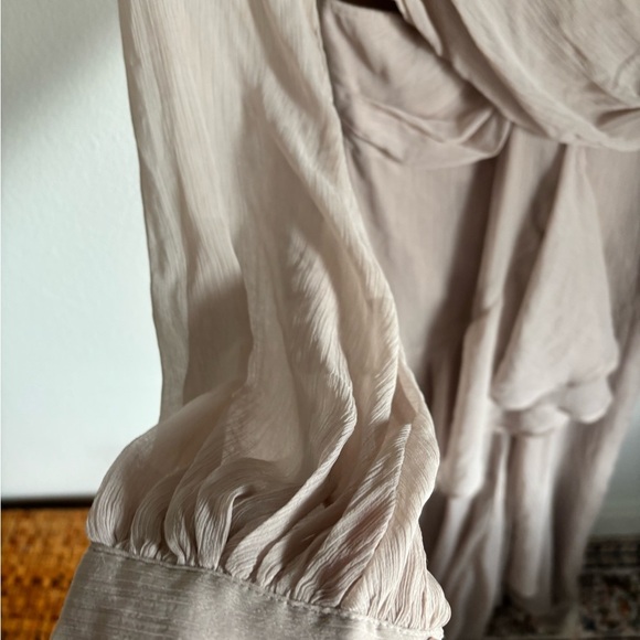 Bohemian Occasion Dress from ASOS in Taupe with Long Sleeves in size 6 - Picture 6 of 13